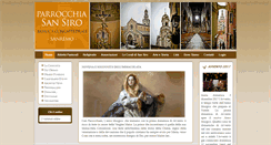 Desktop Screenshot of parrocchiasansiro.org
